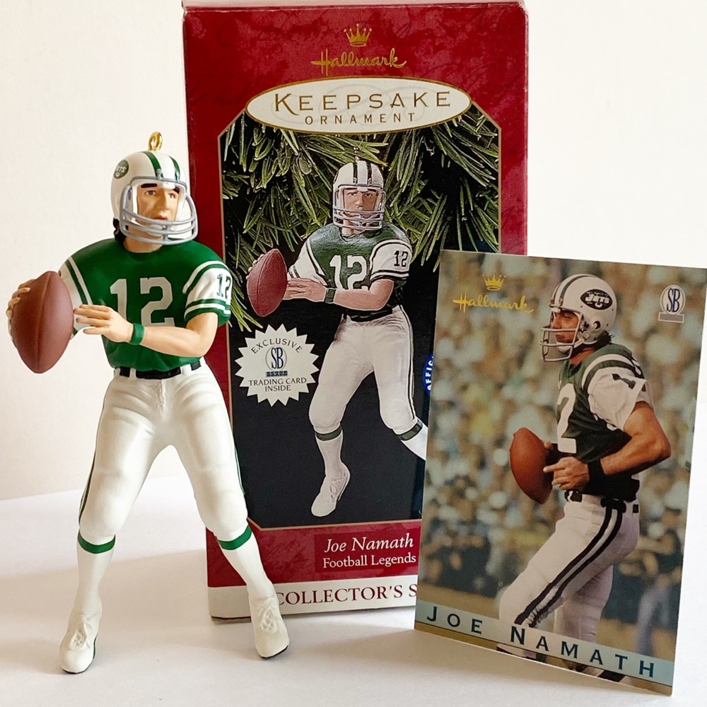 Hallmark Joe Namath Football Legends Ornament